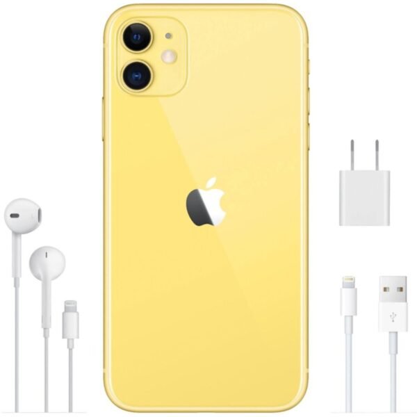 ⁦Apple iPhone 11 64GB Yellow Fully Unlocked⁩ - الصورة ⁦4⁩